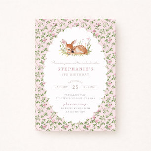 Anuncio Cottagecore Little Fawn Cumpleaños