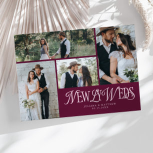 Anuncio Cranberry Newlyweds Multi Photo Boda