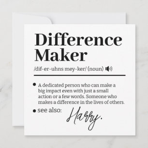 Anuncio Creador de Diferencias Personalizado, Regalo de Ag