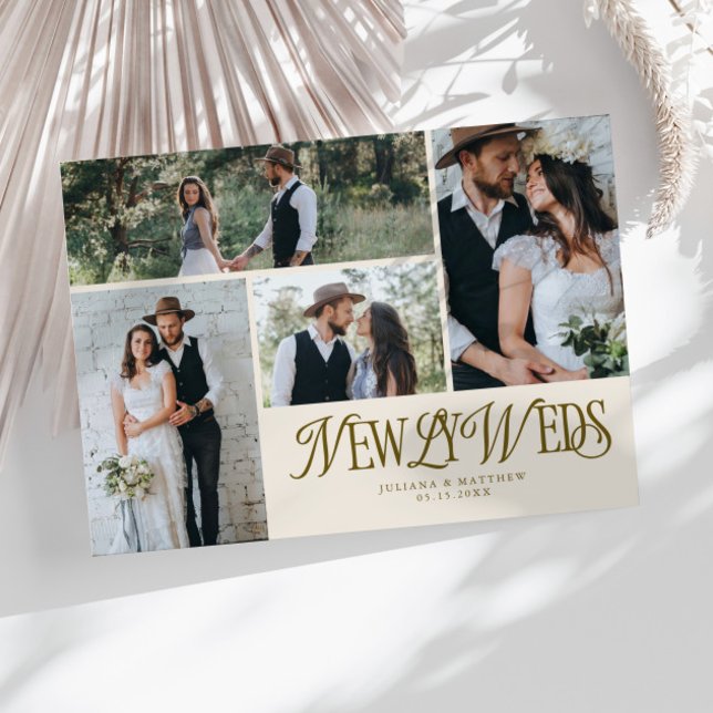 Anuncio Cream Newlyweds Multi Photo Boda (Subido por el creador)