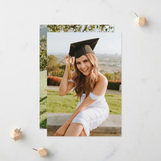 Anuncio Create Your Own Custom Graduate 2 Photo (Anverso/Reverso In Situ)