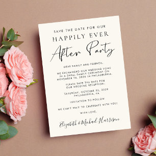 Anuncio Crema moderna de recepción de boda fotográfica Sal