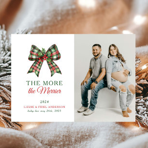 Anuncio Cuanto Más Mejor Arco Navidad Foto Embarazo
