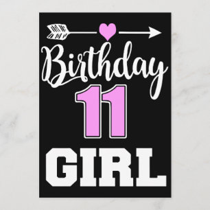 Anuncio cumpleaños 11 camisetas de cumpleaños chica