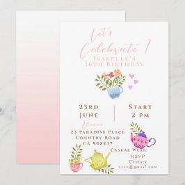 Anuncio Cumpleaños de las teteras y las copas