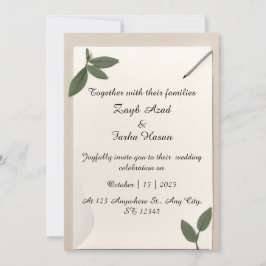 Anuncio Custom Botanical Letter Paper | Elegant Printable