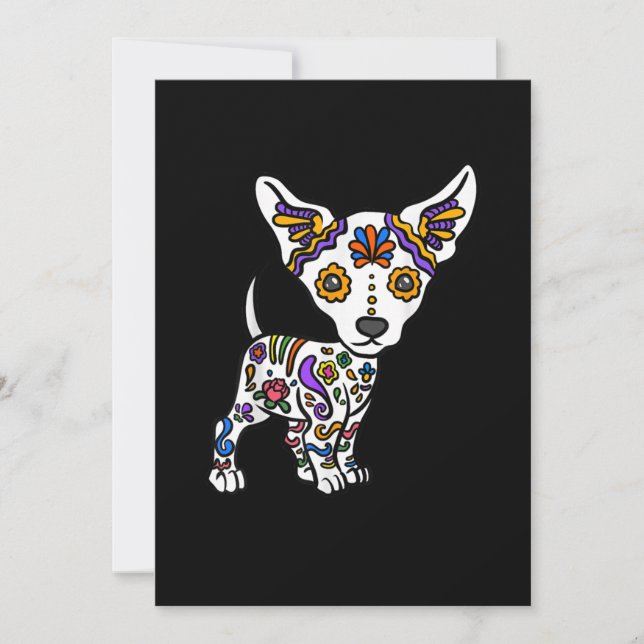 Anuncio Cute Sugar Skull Chihuahua (Anverso)
