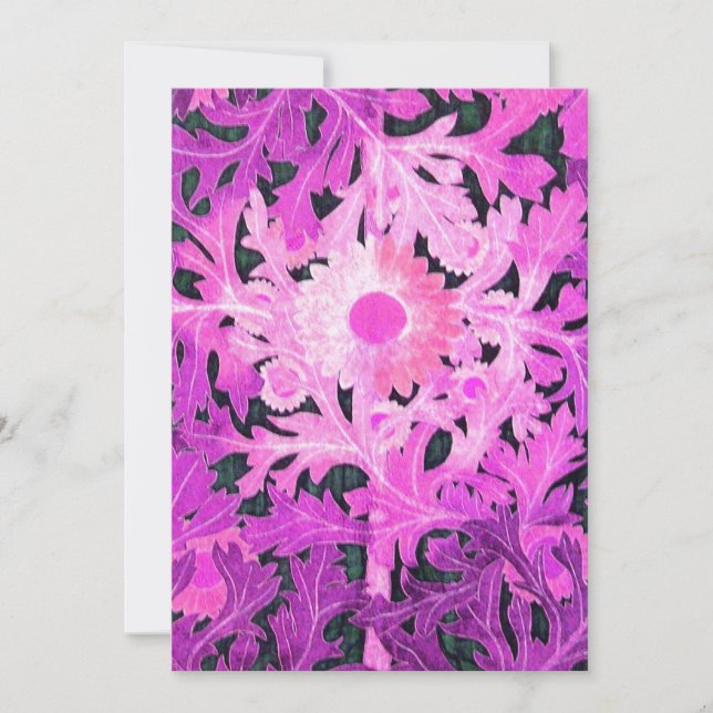Anuncio DAISY, flores y hojas blancas rosas (Anverso)