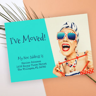 Anuncio Dama de playa divertida que me he mudado