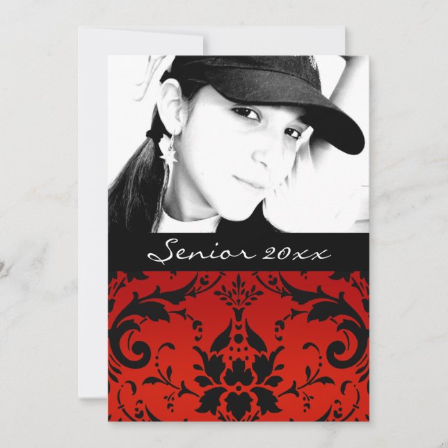 Anuncio Damasco rojo y negro Clase superior de 20xx Grad (Anverso)