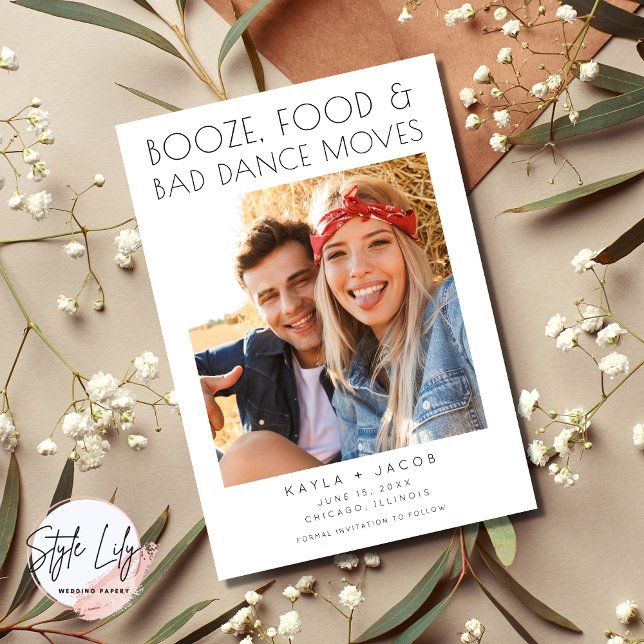 Anuncio Danza divertida se mueve foto boda Salven la fecha (Subido por el creador)