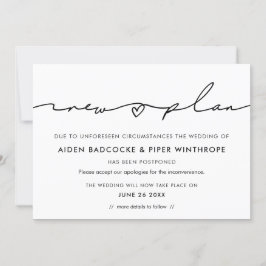 Anuncio de actualización de fecha de nuevas planes