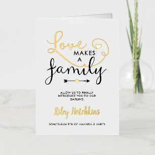 Anuncio de Adopción Amor de Oro Hace una Familia