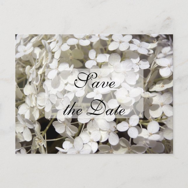 Anuncio de Ahorro de Fecha de Bodas de Hortensia B (Anverso)