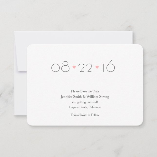 Anuncio de (Amante) Guardar la Fecha (Anverso)