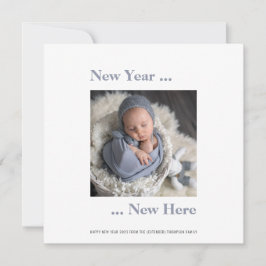 Anuncio de Año Nuevo Aquí Foto 2024