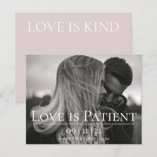 Anuncio de aplazamiento de boda con foto personali