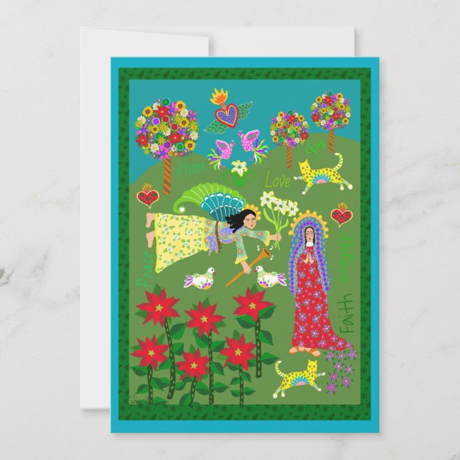 Anuncio de arte folclórico personalizado (Anverso)