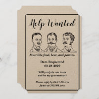 Anuncio de Ayuda Solicitada para Padrino de Boda