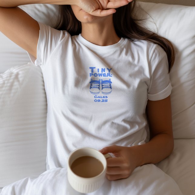 Anuncio de Baby Booties nombre fecha Camiseta (Subido por el creador)