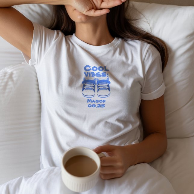 Anuncio de Baby Booties nombre fecha Camiseta (Subido por el creador)