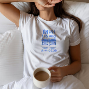 Anuncio de Baby Booties nombre fecha Camiseta