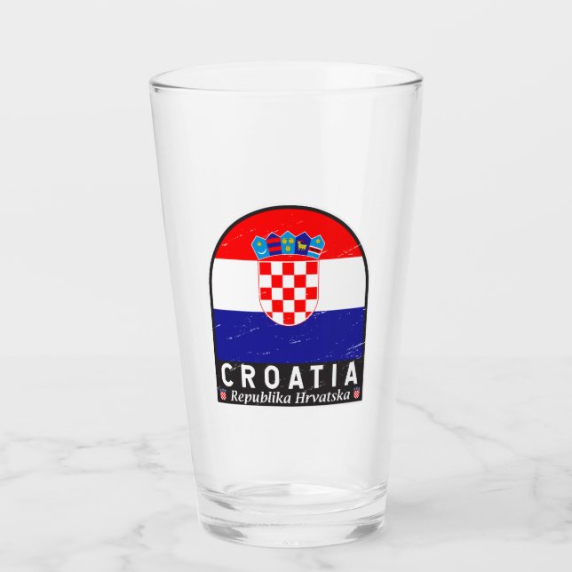 Anuncio de Bandera de Croacia en mal estado (Anverso)