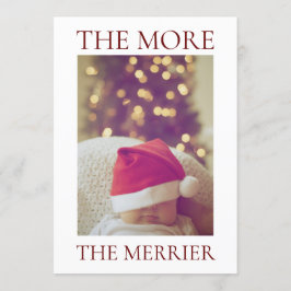 Anuncio de bebé de Navidad