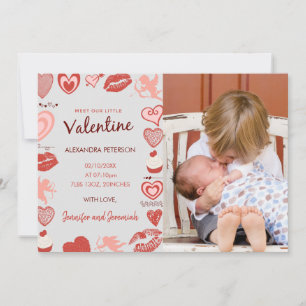 Anuncio de bebé el día de San Valentín, Cupidos gr