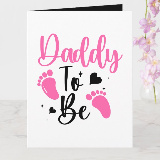 Anuncio de bebé lindo papá agregar texto  (Orquídea)