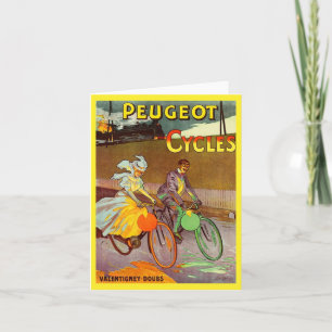 anuncio de bicicletas Peugeot de 1900