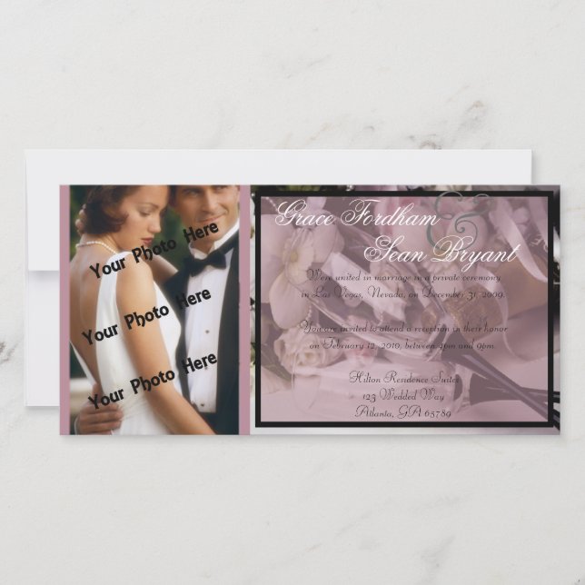 Anuncio de boda (Anverso)