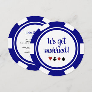 Anuncio de Boda a Escondidas en Navy Blue Las Vega