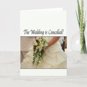 Anuncio de boda cancelada