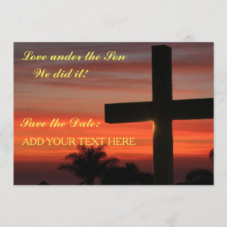 Anuncio de Boda Christian Save The Date