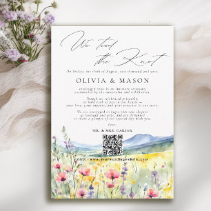 Anuncio de Boda con Huida a Flor Silvestre de Mont
