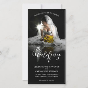 Anuncio de Boda con Novia Sentada - Clásico 