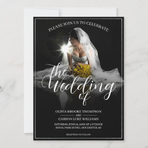 Anuncio de Boda con Novia Sentada - Clásico 