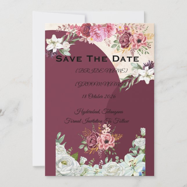 Anuncio de Boda de Borgoña (Anverso)