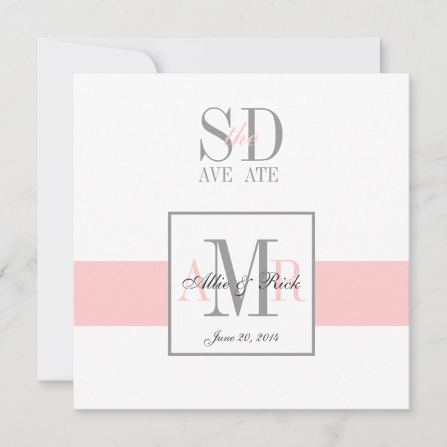 Anuncio de Boda de Compromiso de Fecha de Salvació (Anverso)