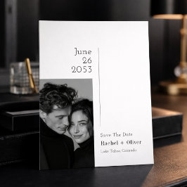 Anuncio de Boda de Lujo Editorial con Foto