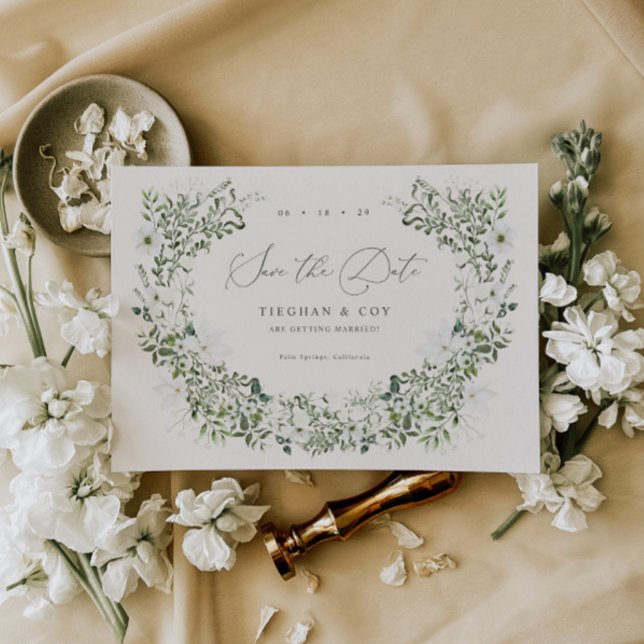 Anuncio de boda de Salvia Jardín Save The Date (Subido por el creador)
