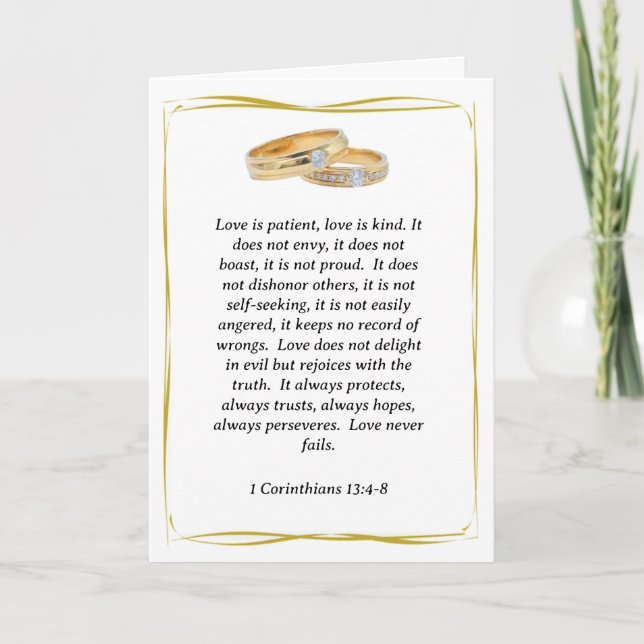 Anuncio de Boda El Amor es Paciente  (Anverso)