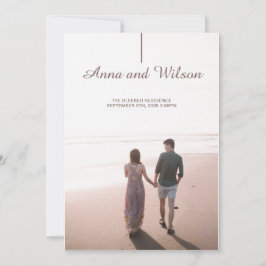 Anuncio de Boda Elegante y Moderno con foto