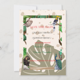 Anuncio de Boda en Bosque Rústico