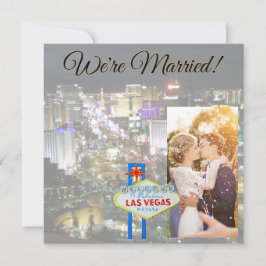 Anuncio de boda en Las Vegas