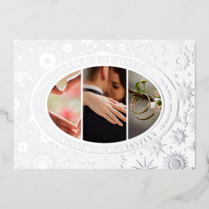 Anuncio de Boda Estelar Celeste Guarda la Fecha