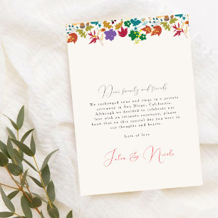 Anuncio de Boda Flor de Mostaza Purpura de Primave