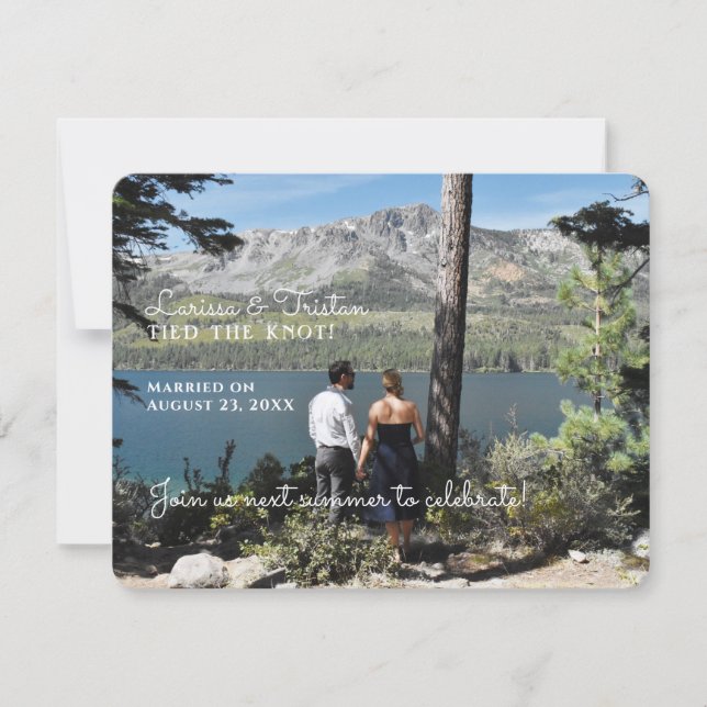 Anuncio de Boda Guarda la Fecha (Anverso)