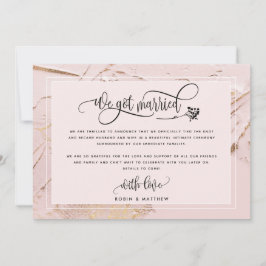 Anuncio de Boda / Huida Nos Casamos